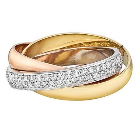 cartier ring trinity gold|cartier trinity ring on hand.